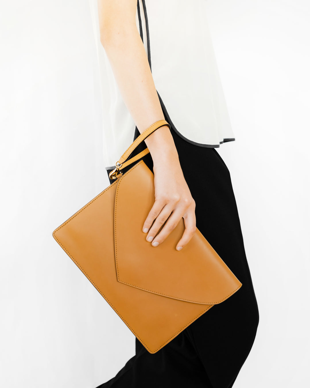 Envelope Clutch handcrafted in Italy and designed in San Francisco
