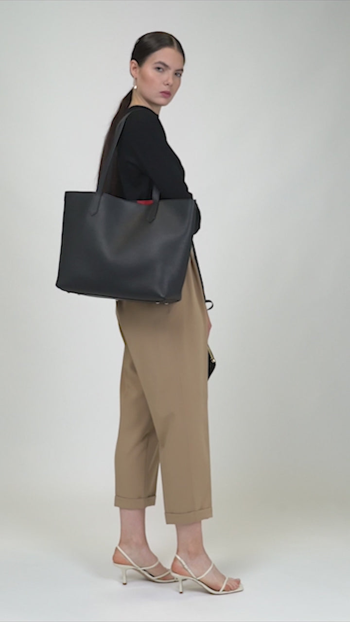 MODHER Bellagio Black and Red Leather#color_black-and-red-interior