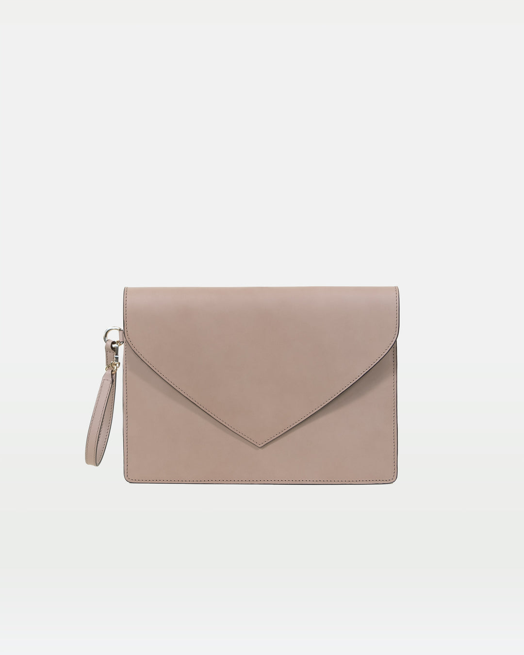 MODHER Envelope Clutch in Argilla vegetable tanned leather#color_argilla