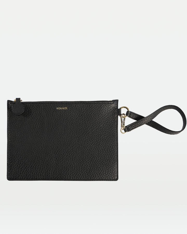 MODHER Wristlet clutch#color_black-and-red-interior