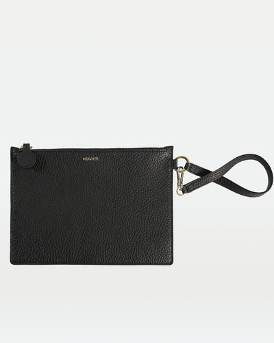 MODHER Wristlet clutch#color_black-and-red-interior