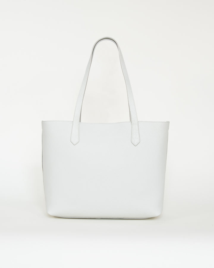 MODHER Bellagio Off-white and brown Leather#color_ivory-white