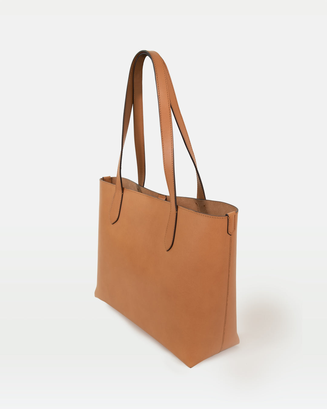 MODHER tote bag in naturale vegetable tanned Italian leather#color_naturale