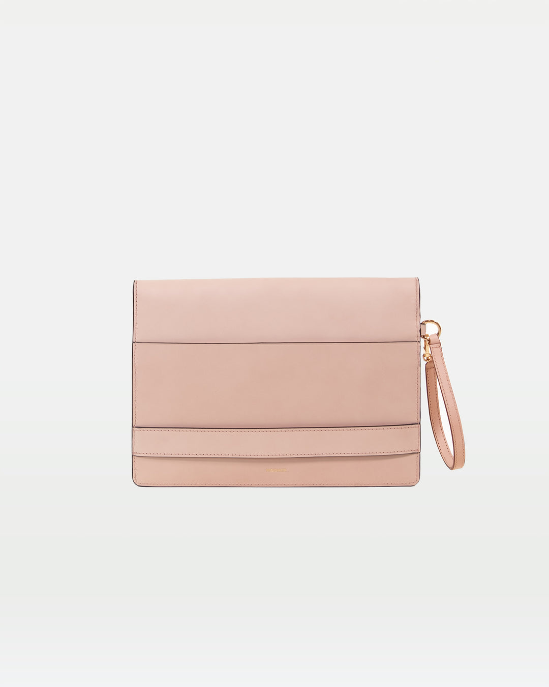 MODHER Envelope Clutch in Rosa vegetable tanned leather#color_rosa